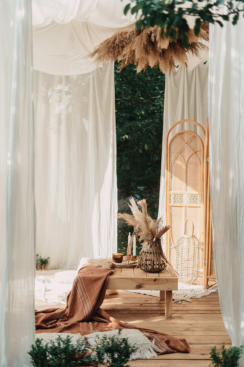 Outdoor,Decor,For,Garden,Wooden,Gazebo,Design,Outside.,Nobody,At