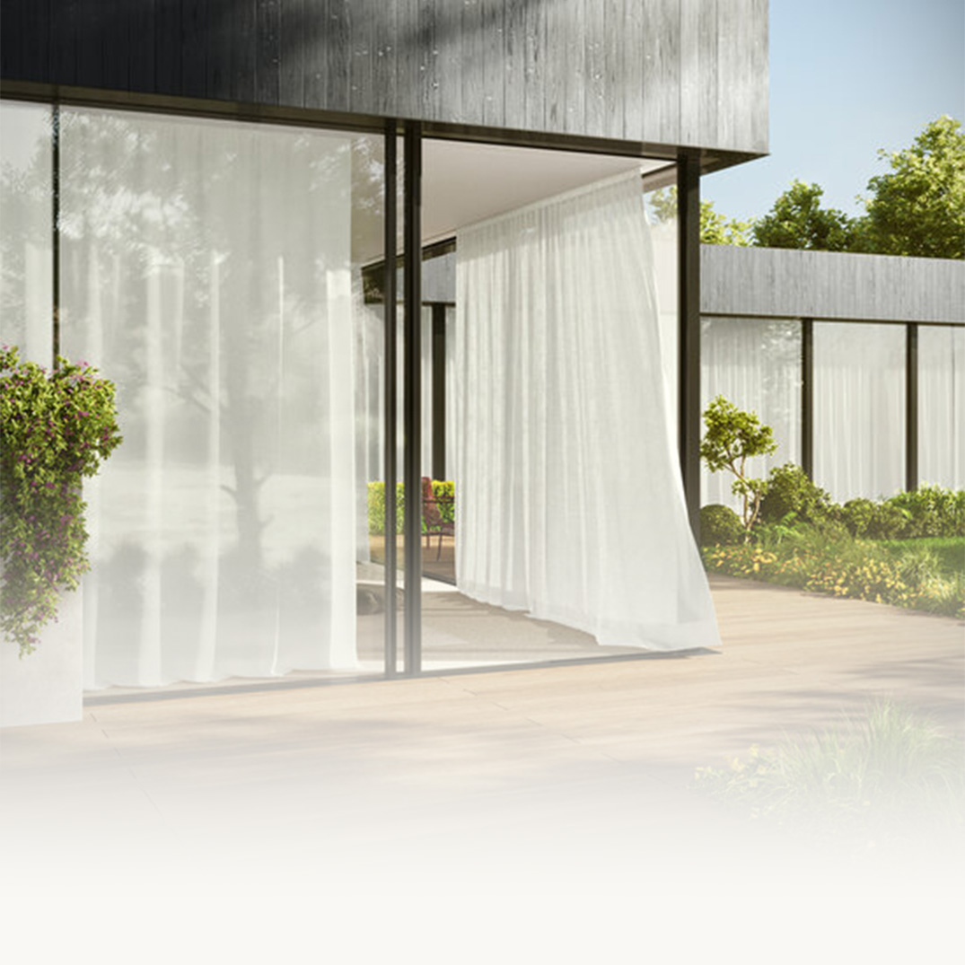 3d,Rendering,Of,Green,Garden,With,Gabion,And,Pond,In